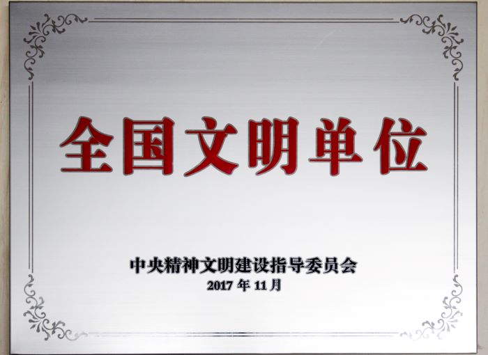 中國能建葛洲壩水泥 全國文明單位獎牌.jpg